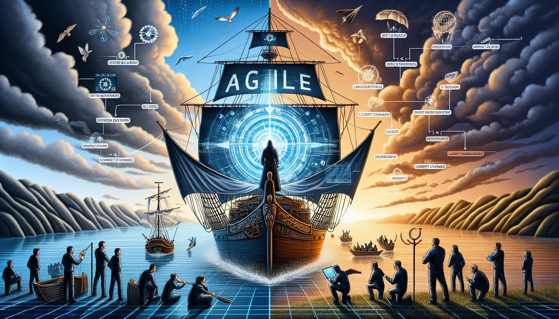 Navigating the Currents of Change: A Leader's Guide to Agile Transformation in Tech Teams